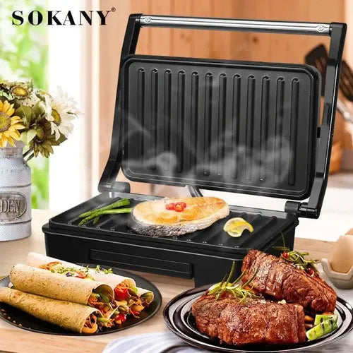 SANDWICHERA PARRILLA GRILL PLANCHA ANTIADHERENTE