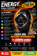 Smartwatch Deportivo Táctico AURAFT ENERGY (Reloj Inteligente Ultra Resistente)